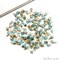 Rough Gemstone Pendant, Birthstone Raw Pendant, Gold Electroplated Connector Charms, 11X6mm (Approx), 1 pc, GemMartUSA (50469)